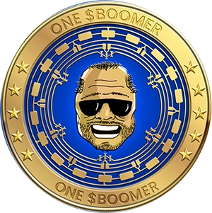 illustration of boomer coin
